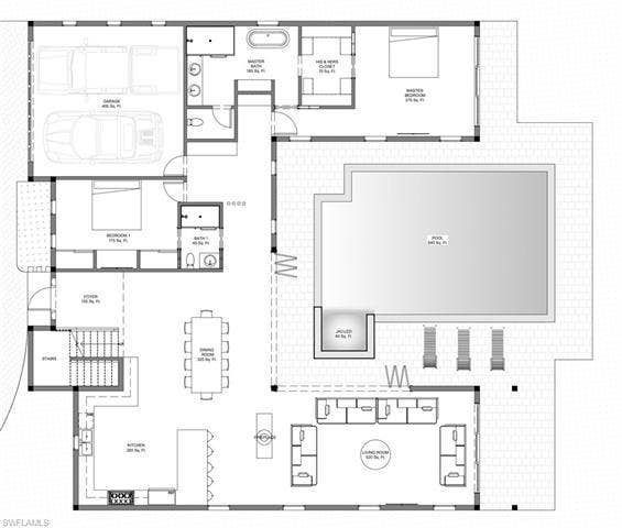 437 Heathwood Dr, Marco Island, FL 34145 Room layout