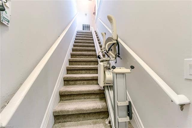8510 Violeta St, #203, Estero, FL 34135 View of staircase