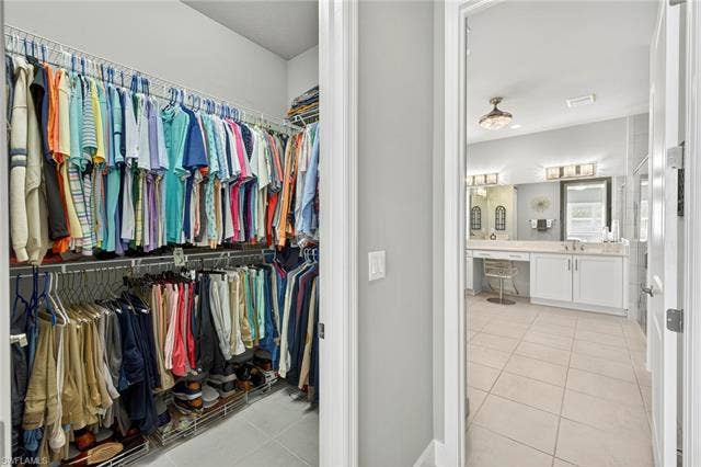 16717 Gilroy St, Bonita Springs, FL 34135 HIS walk-in closet...
