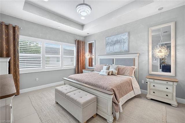 16717 Gilroy St, Bonita Springs, FL 34135 Plenty of room for a king sized bed and large dresser, plus a chair! Lighting above night stands convey!