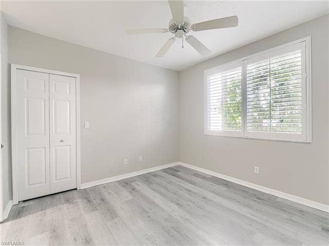 8471 Southbridge Dr, #1, Estero, FL 33967 Guest bedroom has walk-in closet
