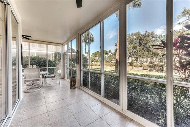 8471 Southbridge Dr, #1, Estero, FL 33967 Large l-shaped lanai