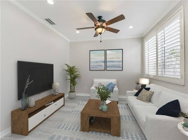 8471 Southbridge Dr, #1, Estero, FL 33967 Furnishings virtually staged