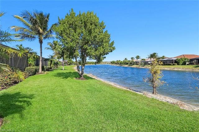 28085 Wicklow Ct, Bonita Springs, FL 34135 Green Area and Lake View from Rear of the Home