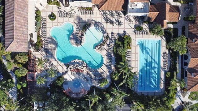 14546 Speranza Way, Bonita Springs, FL 34135 Bird's eye view of a pool area