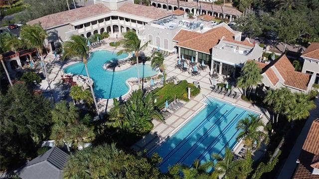 14546 Speranza Way, Bonita Springs, FL 34135 Bird's eye view of a pool