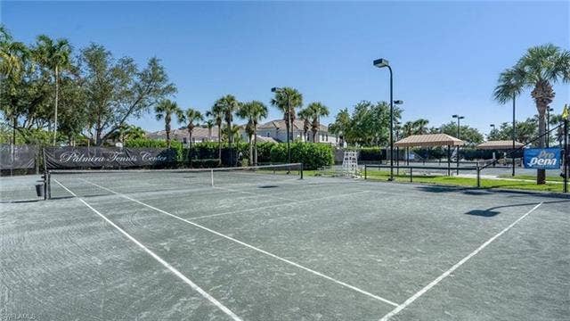 14546 Speranza Way, Bonita Springs, FL 34135 View of tennis court