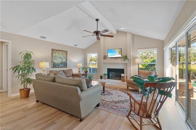 13201 Bridgeford Ave, Bonita Springs, FL 34135 Family room a great place to watch your favorite sports