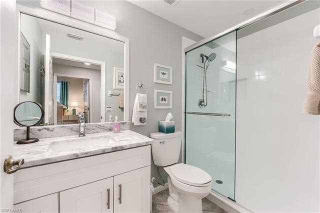 22971 Rosedale Dr, #101, Estero, FL 34135 Guest Bathroomtotally remodeled