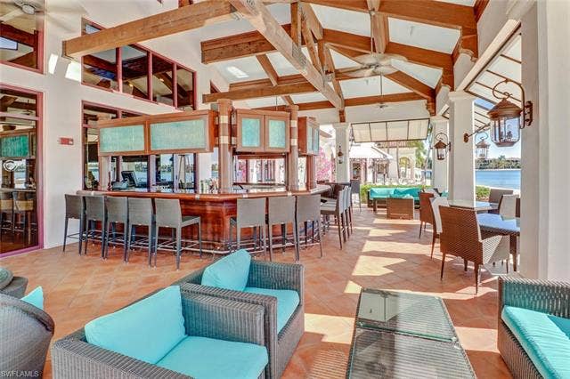 10000 Isola Way, Miromar Lakes, FL 33913 Clubhouse outside bar
