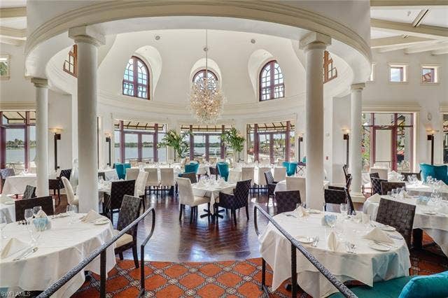 10000 Isola Way, Miromar Lakes, FL 33913 Dining Room in Clubhouse