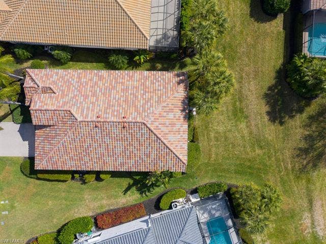 10000 Isola Way, Miromar Lakes, FL 33913 Aerial View of home.