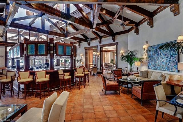 10000 Isola Way, Miromar Lakes, FL 33913 Clubhouse inside bar