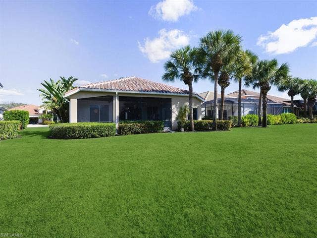 10000 Isola Way, Miromar Lakes, FL 33913 Back of home.