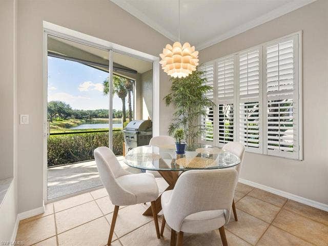 10000 Isola Way, Miromar Lakes, FL 33913 Eating area off kitchen.
