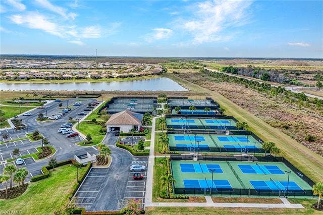 18298 Ridgeline Dr, Estero, FL 33928 Aerial view of a nearby body of water