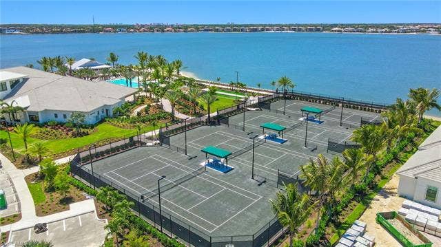 11861 Venetian Lagoon Dr, #203, Fort Myers, FL 33913 Bird's eye view of a large body of water and a pool area