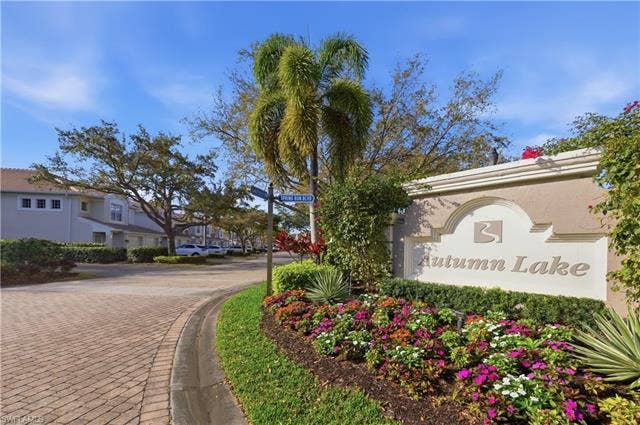 23541 Sandycreek Ter, #806, Estero, FL 34135 Community sign featuring a residential view