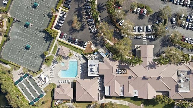 23541 Sandycreek Ter, #806, Estero, FL 34135 Bird's eye view of a pool area