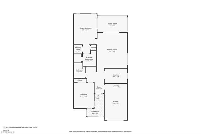 22161 Tallwood Ct, #706, Estero, FL 33928 Floor plan