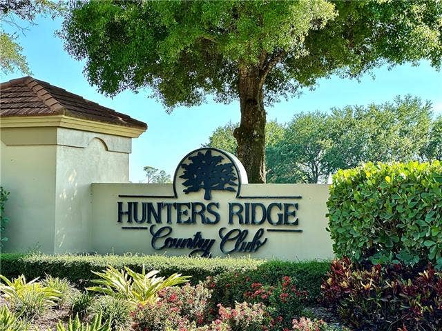 12654 Buttonbush Pl, Bonita Springs, FL 34135 Entry on Hunters Ridge Blvd.