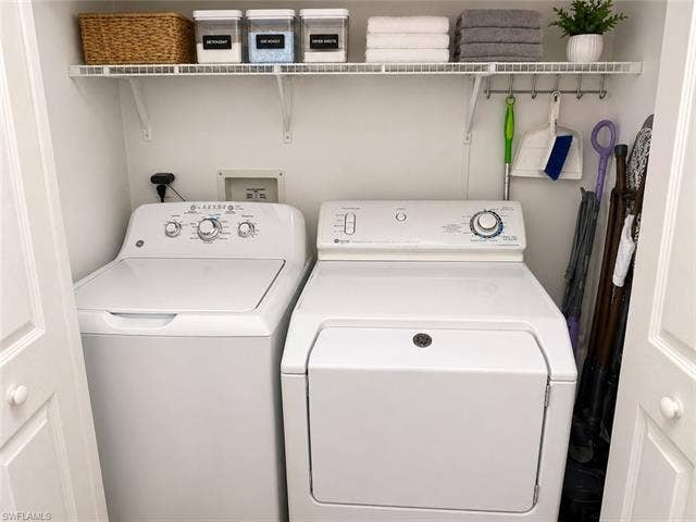 20472 Luettich Ln, Estero, FL 33928 Laundry closet