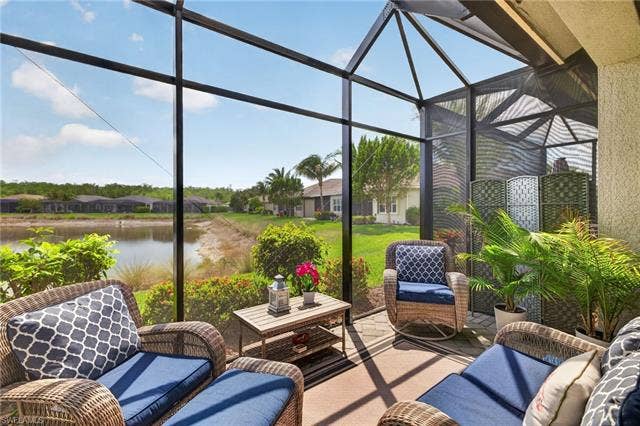 16459 Orinda Way, Bonita Springs, FL 34135 Sooooo much more outdoor living space w/ extended, caged lanai area!!!