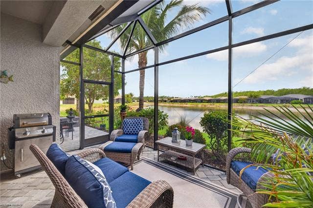 16459 Orinda Way, Bonita Springs, FL 34135 Gas is plumbed for an out door grill on lanai.