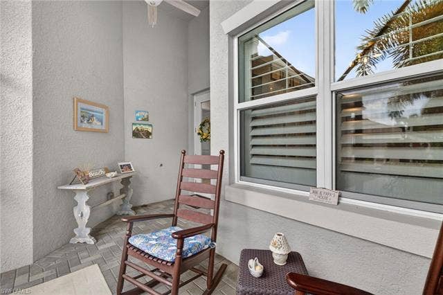 16459 Orinda Way, Bonita Springs, FL 34135 Front porch is screened for your added enjoyment!