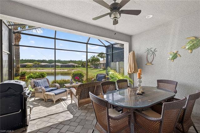 16459 Orinda Way, Bonita Springs, FL 34135 Do you see it? One of few lanai extensions that is CAGED!!!