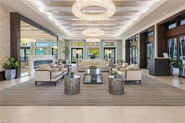16459 Orinda Way, Bonita Springs, FL 34135 Lobby leading to ballroom and restaurant...