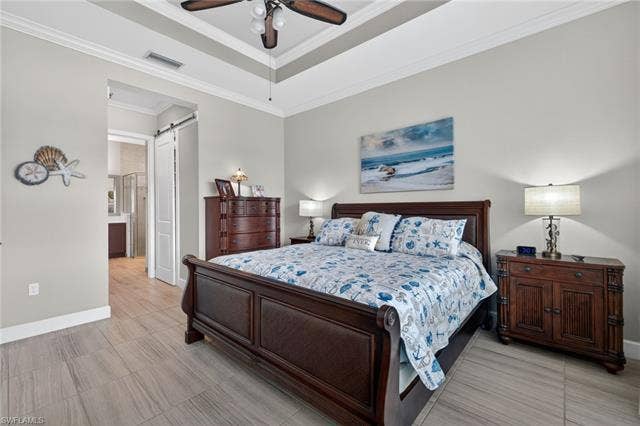 16459 Orinda Way, Bonita Springs, FL 34135 Featuring a tray ceiling, 2 walk-in closets plus a water view!