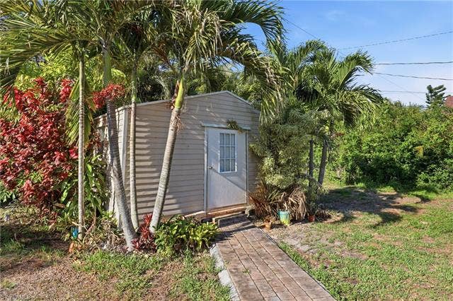 208 Aviation Pkwy, Cape Coral, FL 33904 Exterior View of Shed