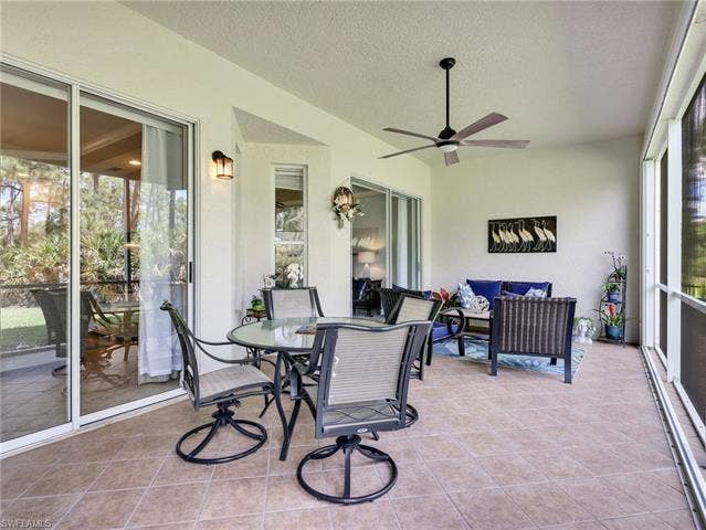 21522 Baccarat Ln, #102, Estero, FL 33928 Large Screened Lanai