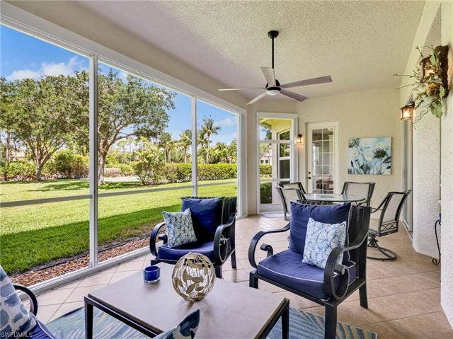 21522 Baccarat Ln, #102, Estero, FL 33928 Large Screened Lanai