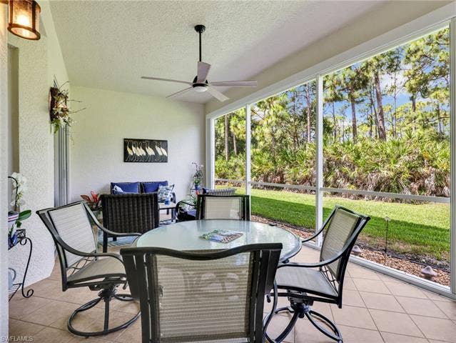 21522 Baccarat Ln, #102, Estero, FL 33928 Large Screened Lanai