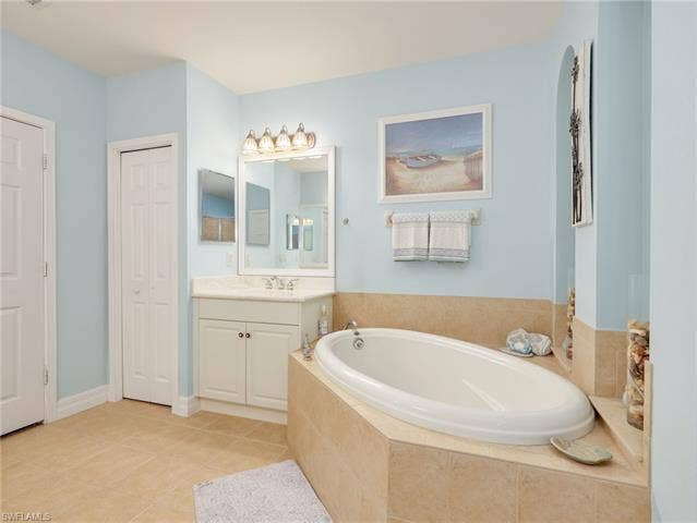 21522 Baccarat Ln, #102, Estero, FL 33928 Master Bath