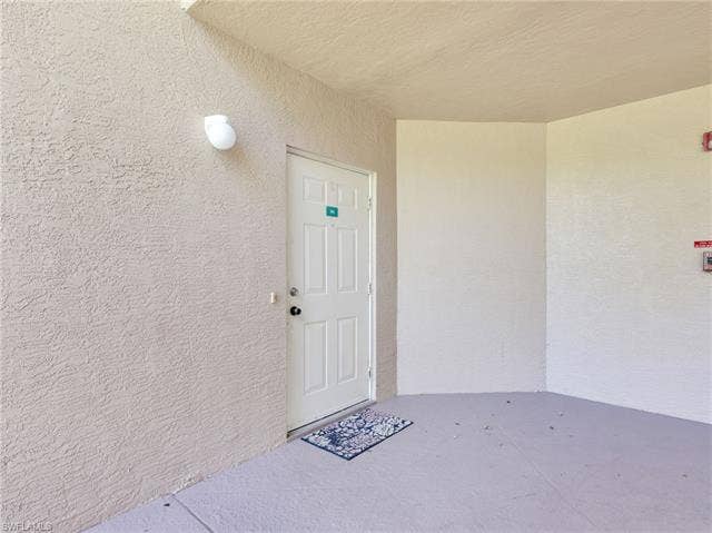 27087 Matheson Ave, #101, Bonita Springs, FL 34135 Front Door Entry