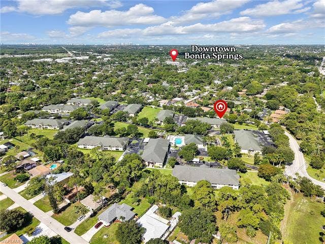 27087 Matheson Ave, #101, Bonita Springs, FL 34135 Aerial View of Close Proximity to Downtown Bonita Springs