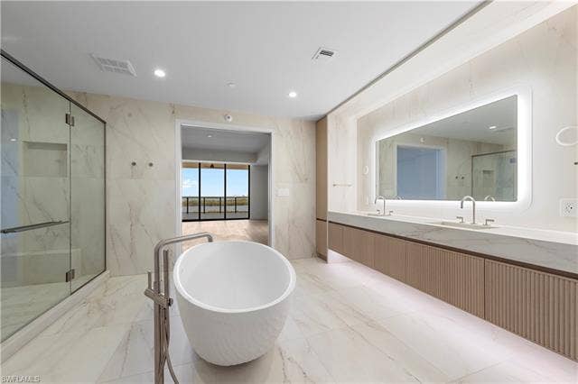 5100 Seagrass Blvd, #503, Bonita Springs, FL 34134 Floating Vanity, Backlit Mirror