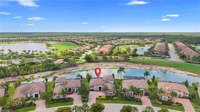 17211 Cherrywood Ct, Bonita Springs, FL 34135 Aerial Clubhouse to left