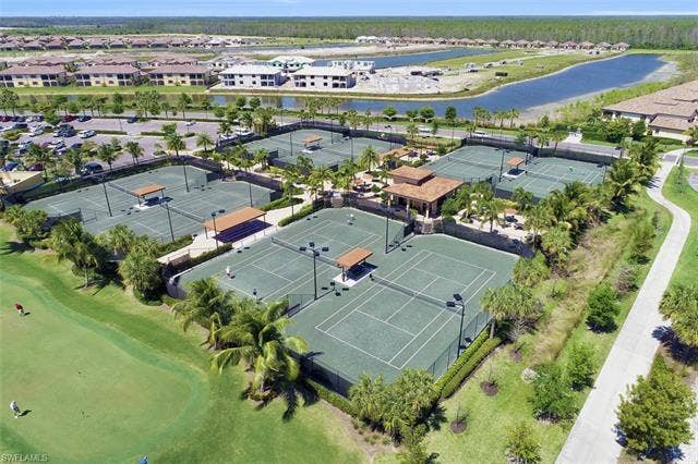 17951 Bonita National Blvd, #422, Bonita Springs, FL 34135 Eight Tennis Har-Tru Courts with PIckleball and Bocce soon to be Added.