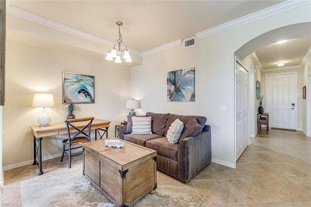 17951 Bonita National Blvd, #422, Bonita Springs, FL 34135 Flex Area for Den or Dining. Pullout Sofabed