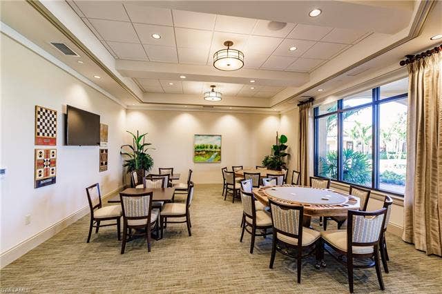 17951 Bonita National Blvd, #422, Bonita Springs, FL 34135 Card Room in the Clubhouse