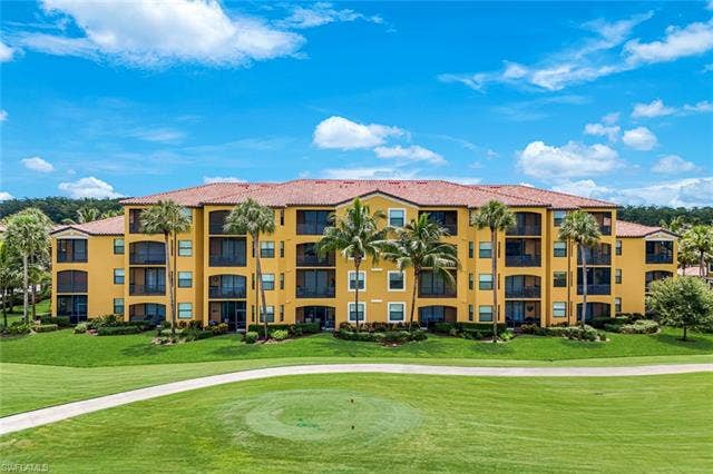 17951 Bonita National Blvd, #422, Bonita Springs, FL 34135 Rear View of Home Showing View of the Golf Course
