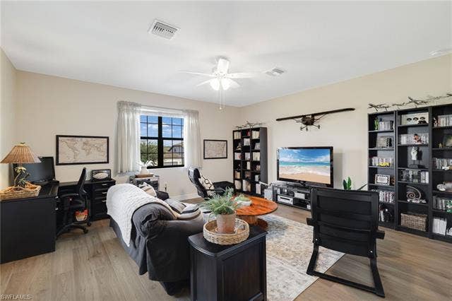 19012 Elston Way, Estero, FL 33928 Media room can be 6th bedroom with closet.
