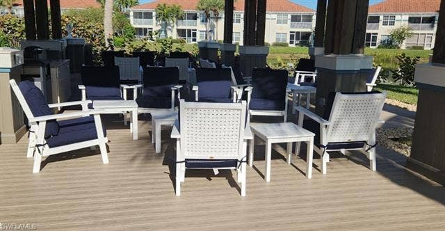 10274 Cape Roman Rd, #102, Estero, FL 34135 Pool Side Seating