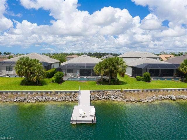 19125 Aqua Shore Dr, Estero, FL 33913 View of your home from the lake