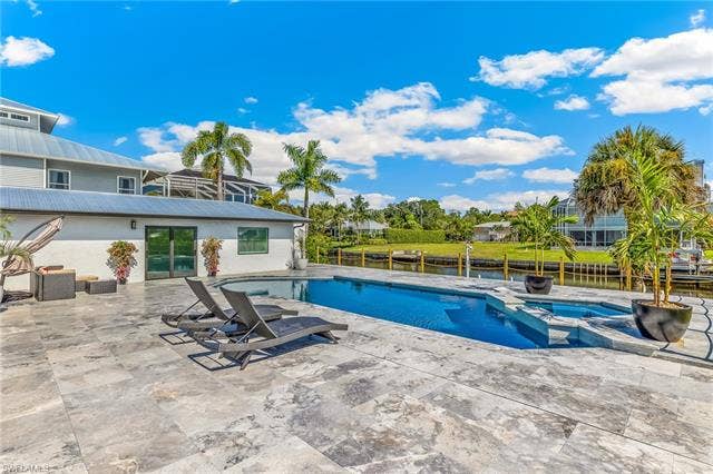 4724 Spring Creek Dr, Bonita Springs, FL 34134 Entry to Attached Casita off Pool Deck