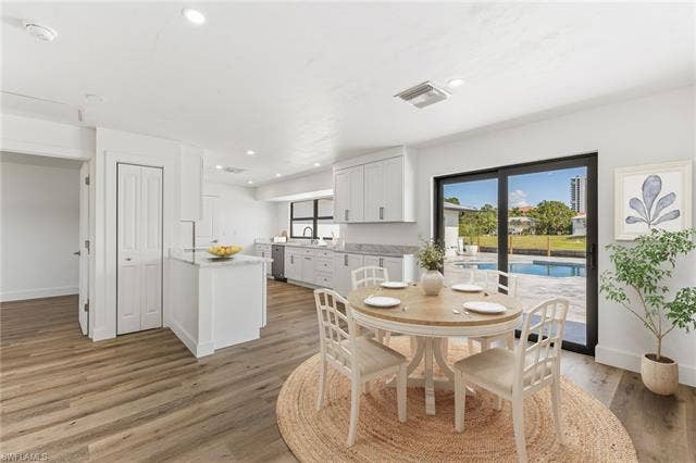 4724 Spring Creek Dr, Bonita Springs, FL 34134 Staged Kitchen/Dining